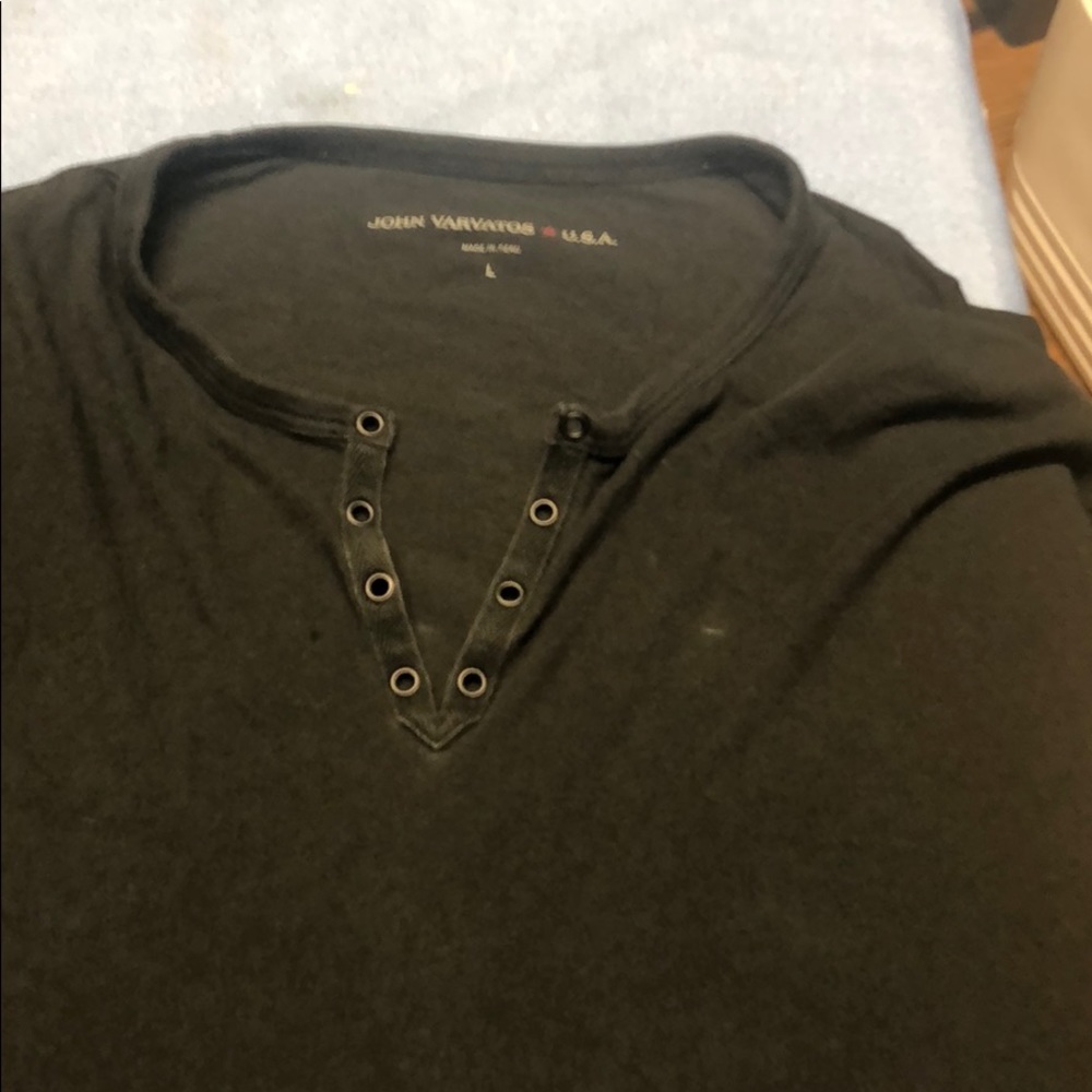 John Varvatos Black Tee...